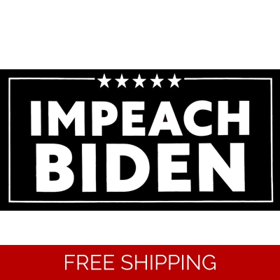 Impeach Biden Die Cut Vinyl Decal sticker Impeach Biden Die Cut Vinyl Decal sticker